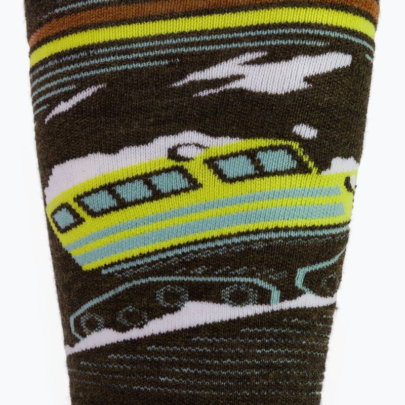 Herren Smartwool Snowboard Targeted Cushion Piste Machine OTC grün SW001922 Snowboardsocken 4