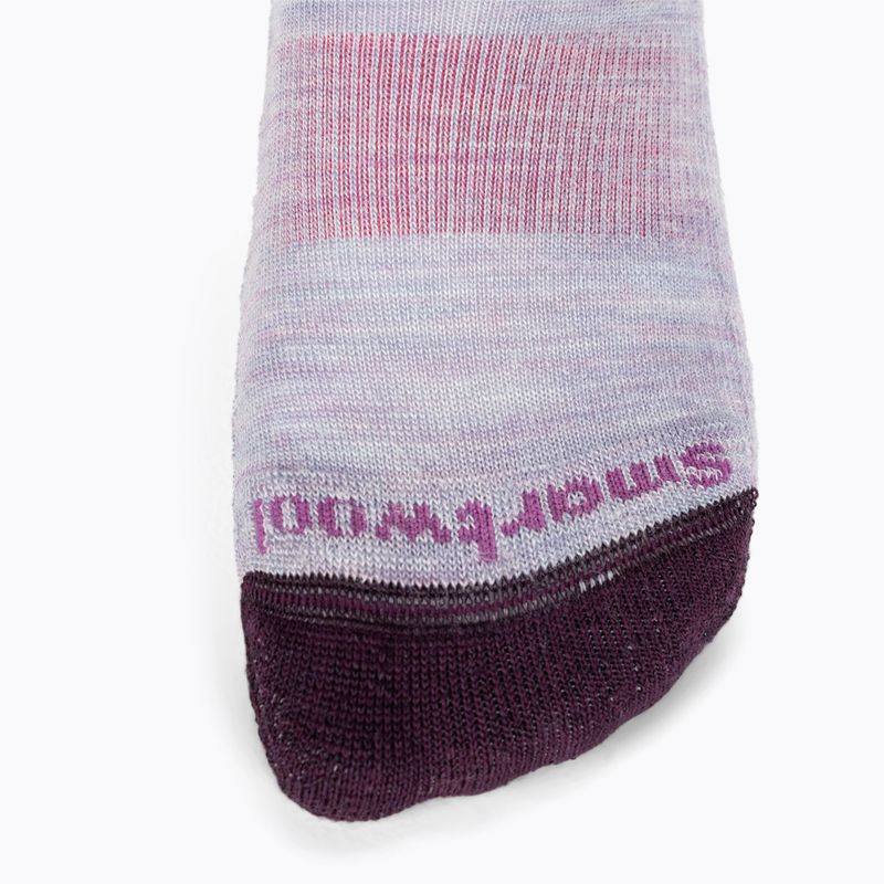 Smartwool Kindersocken Wintersport Full Cushion Eisbär-Muster OTC lila eclipse