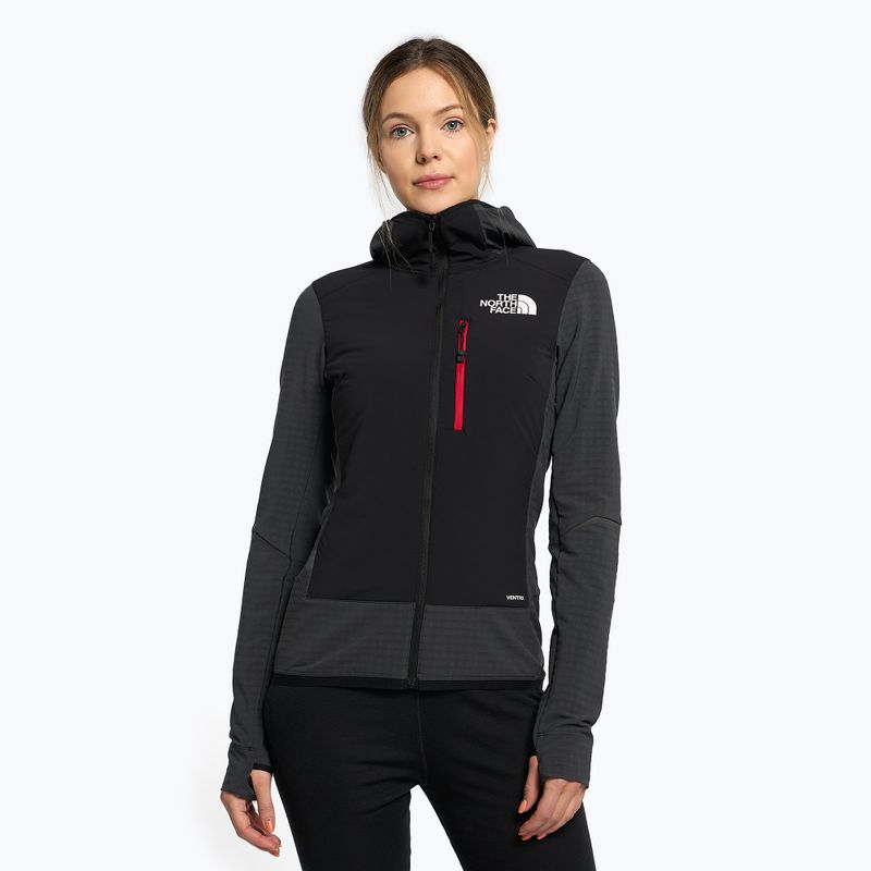 The North Face Dawn Turn Hybrid Ventrix Midlayer Damen Skaterjacke grau NF0A7Z92MN81