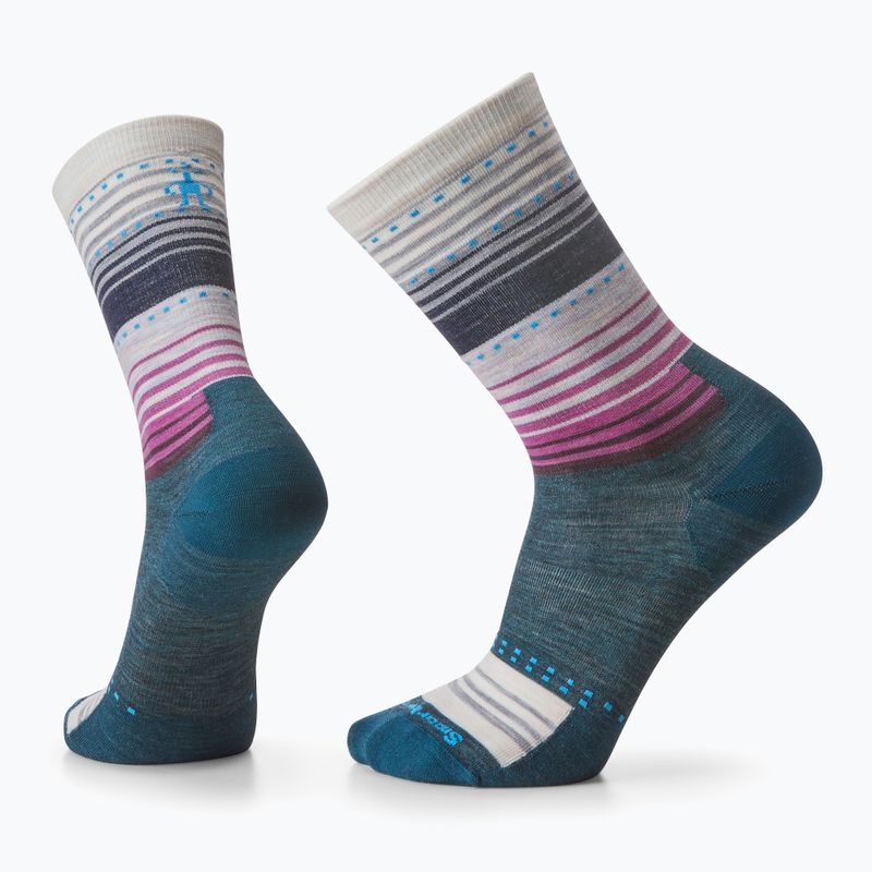 Smartwool Everyday Stitch Stripe Crew Trekkingsocken twilight blau