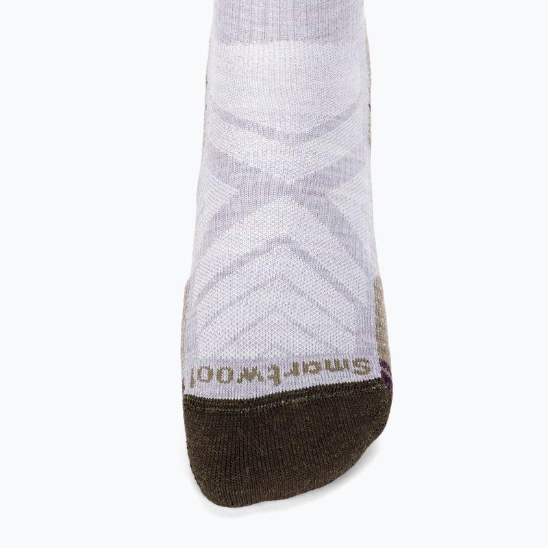 Trekking Socken Damen Smartwool Hike Light Cushion Tube Stripe Crew purple eclipse 4