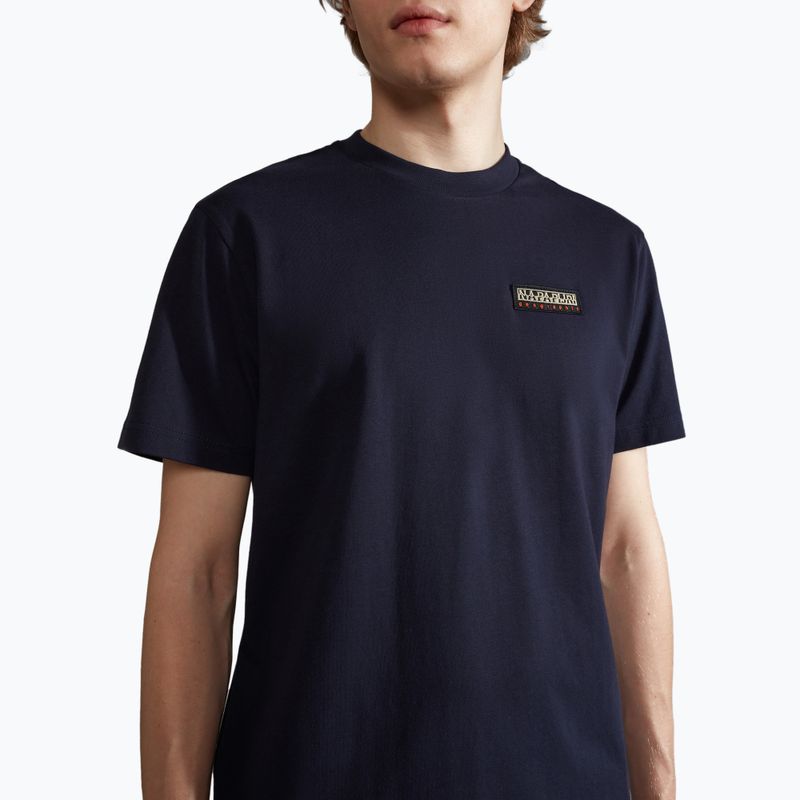 Herren Napapijri S-Iaato blu marine T-shirt