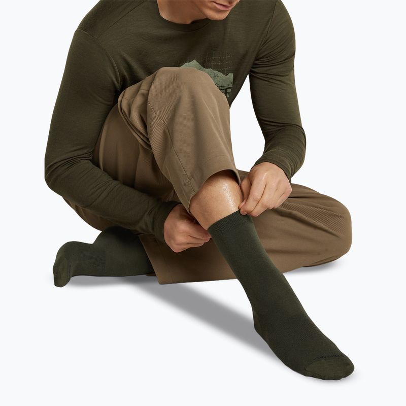 Herren­socken Icebreaker Lifestyle Fine Gauge Crew dark loden 4