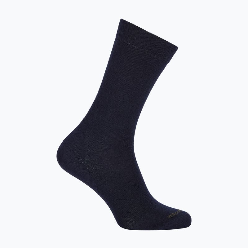 Damensocken Icebreaker Lifestyle Fine Gauge Crew midnight navy/dark loden 2