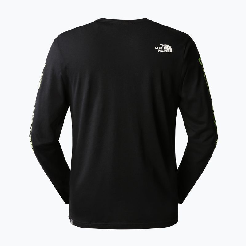 Herren-Trekking-T-Shirt The North Face Outdoor Graphic LS schwarz NF0A827K 2