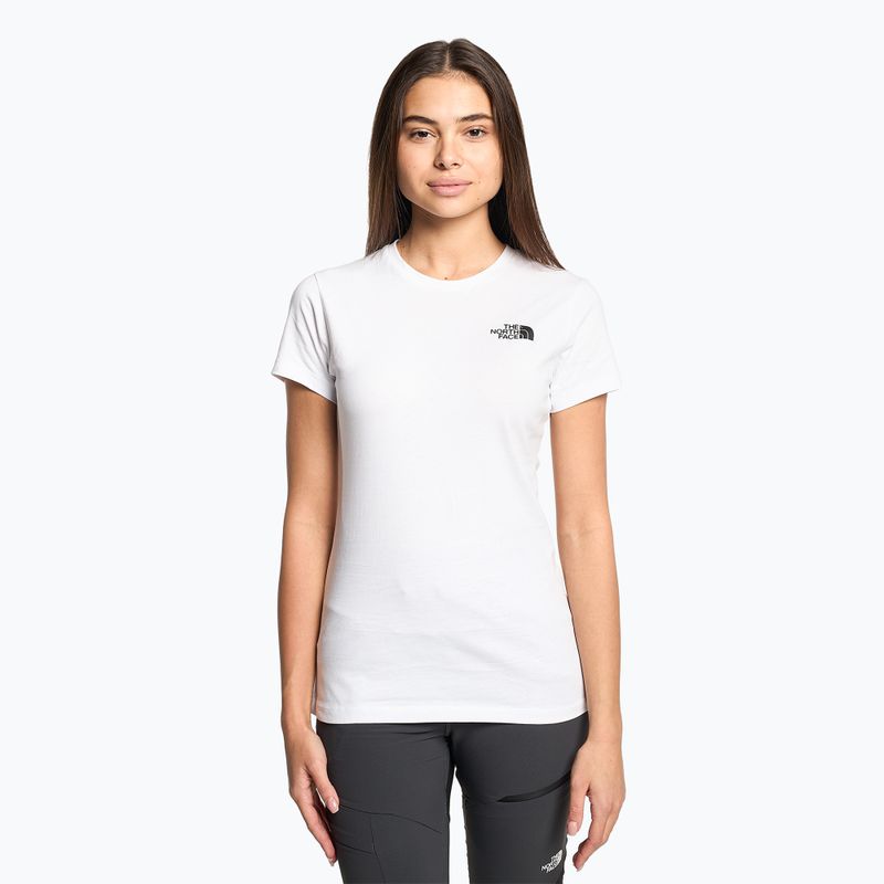 Damen-Trekking-T-Shirt The North Face Outdoor Graphic SS weiß NF0A827M