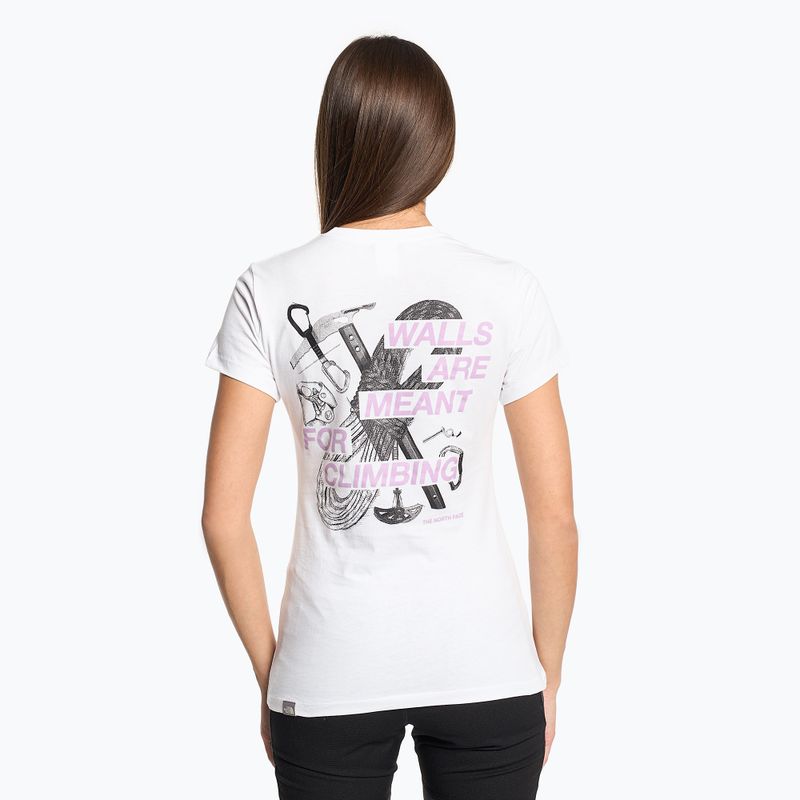 Damen-Trekking-T-Shirt The North Face Outdoor Graphic SS weiß NF0A827M 2