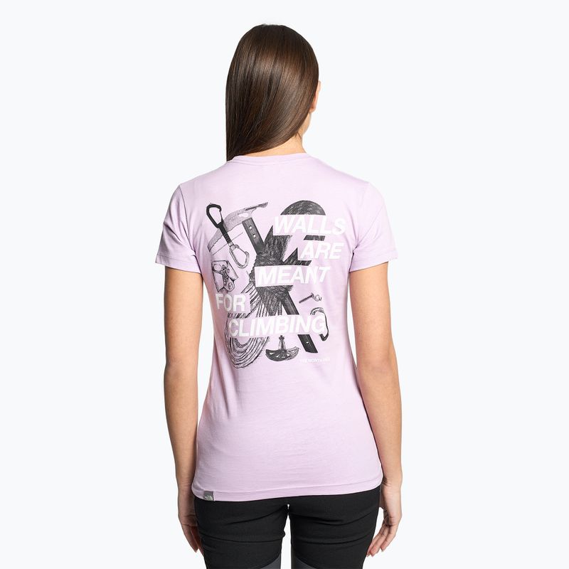 Damen-Trekking-Shirt The North Face Outdoor Graphic SS lila NF0A827M 2