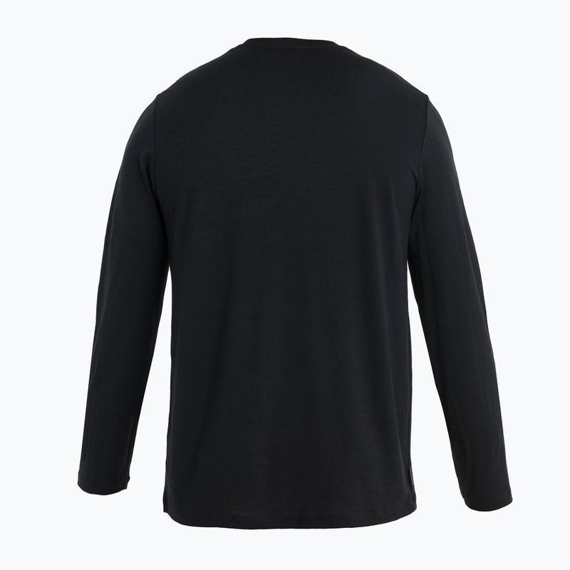 Herren Thermo-Sweatshirt Icebreaker Merino 150 Tech Lite II Tee Alps 3D schwarz 6