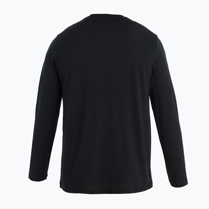 Herren Thermoaktivshirt icebreaker Merino 150 Tech Lite II Tee Alps 3D schwarz 6