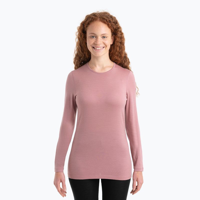 Damen Thermo-Sweatshirt icebreaker 200 Oasis Crewe Kristall