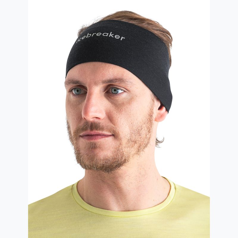 Icebreaker Merino 200 Oasis Stirnband schwarz 3