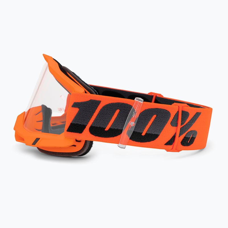 100% Accuri 2 neon/orange/klar Fahrradbrille 4