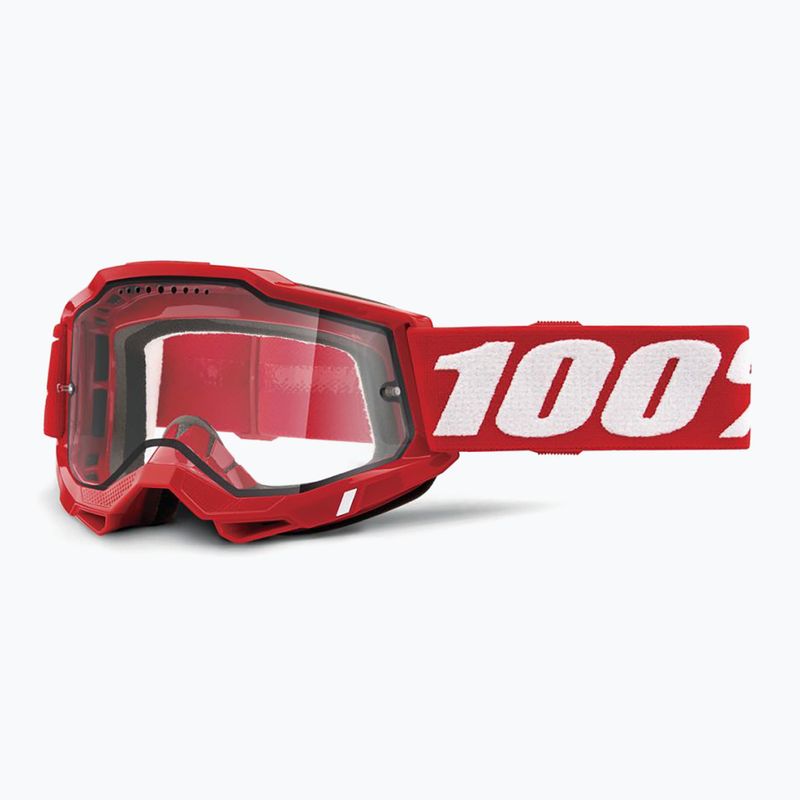 100% Accuri 2 Enduro MTB-Radbrille neon/rot/klar 5