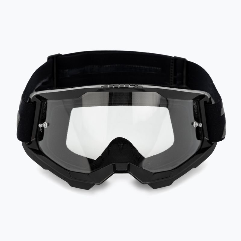 Herren-Radsportbrille 100% Strata 2 schwarz/klar 50027-00001 2