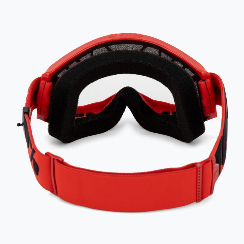 Herren-Radsportbrille 100% Strata 2 rot/klar 50027-00004 3