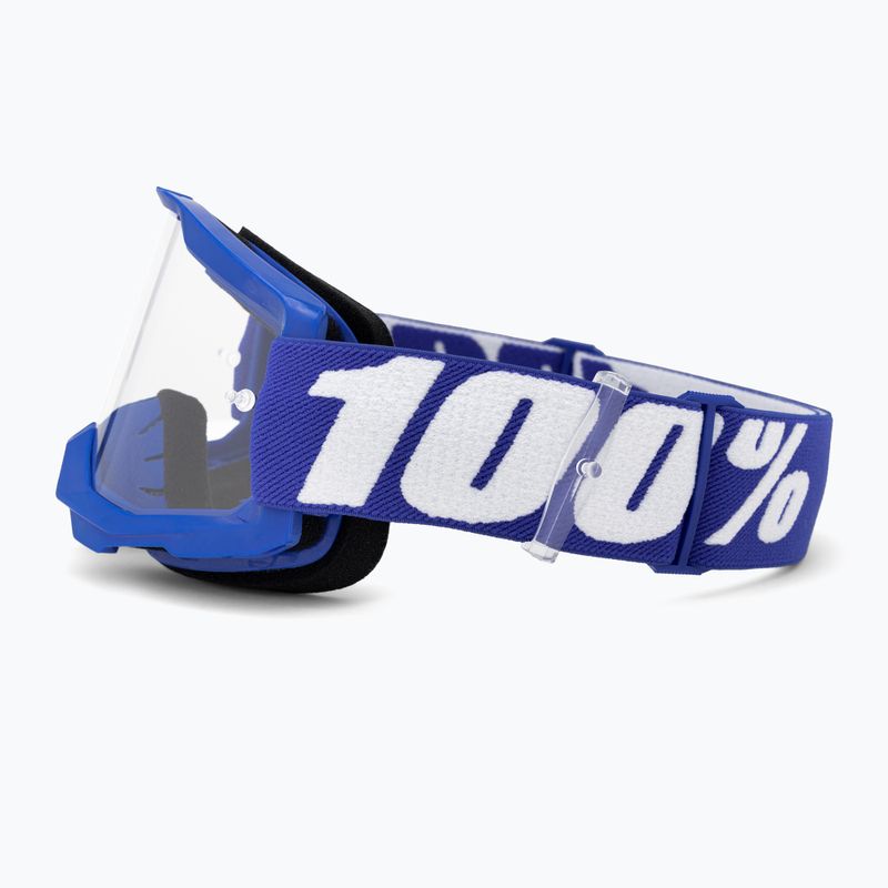 Fahrradbrille für Kinder 100% Strata 2 Junior blau/klar 4