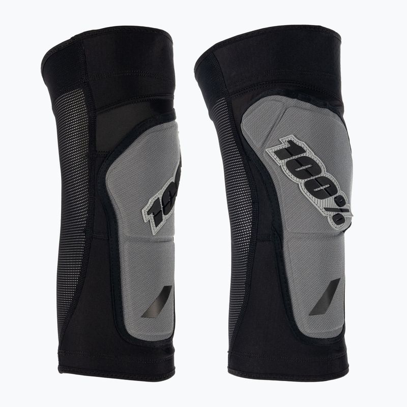 Radsport Knieprotektoren 100% Ridecamp Knee schwarz/grau 70001-00002