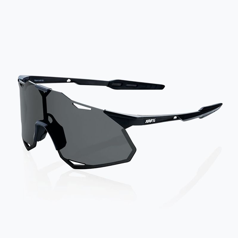 Sonnenbrille 100% Hypercraft XS matte black/smoke