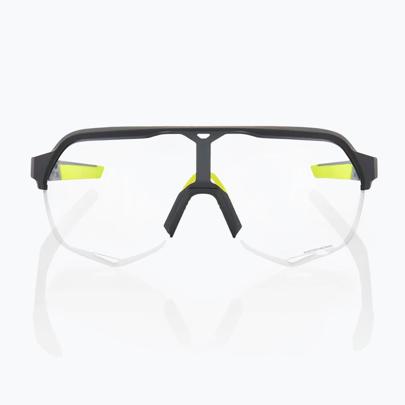 Sonnenbrille 100% S2 soft tact cool grey/photochromic 2