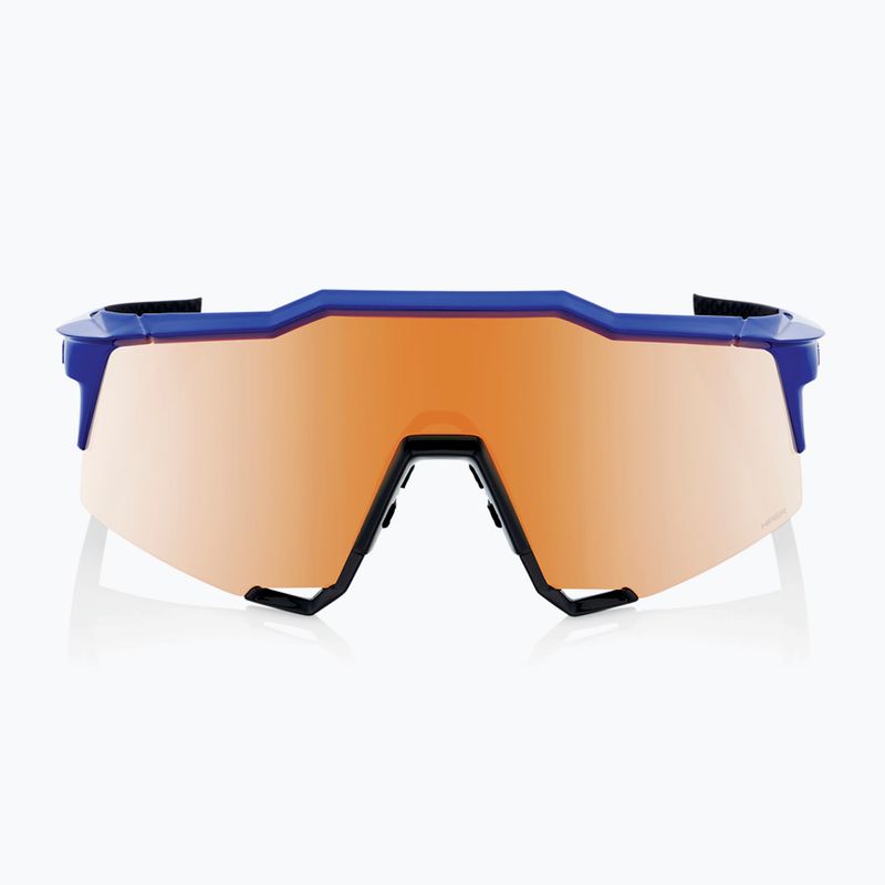 Sonnenbrille 100% Speedcraft glänzend kobaltblau/kupferfarben verspiegelt 2