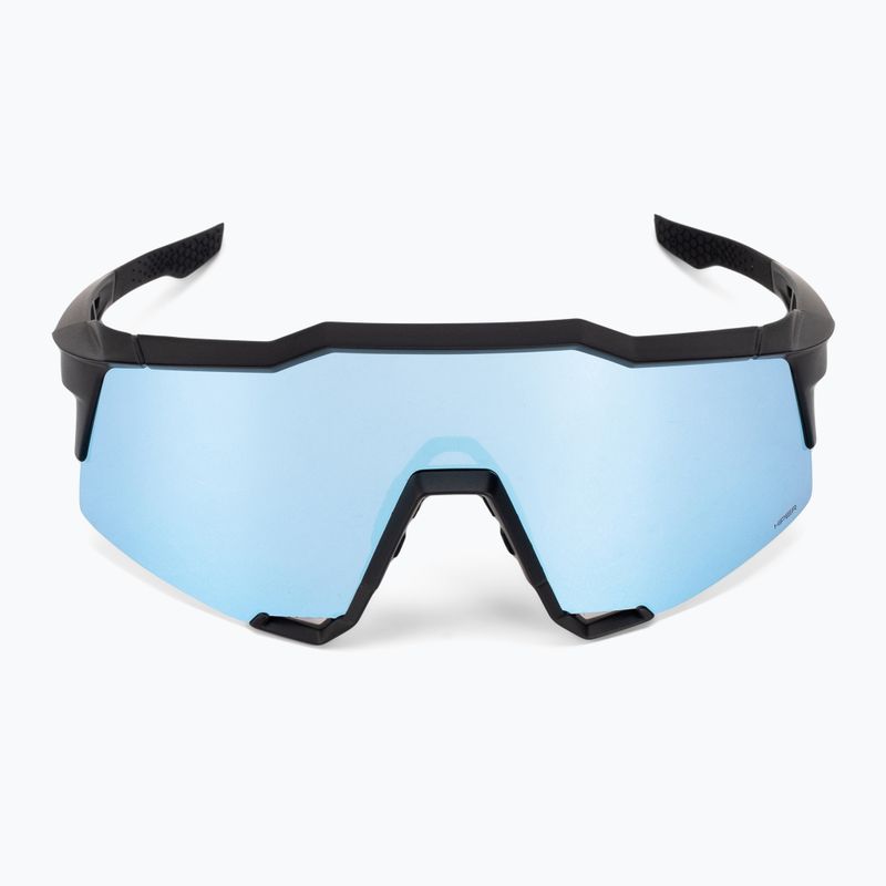 100% Speedcraft mattschwarz/hyperblau Multilayer-Spiegel Fahrradbrille 60007-00004 4