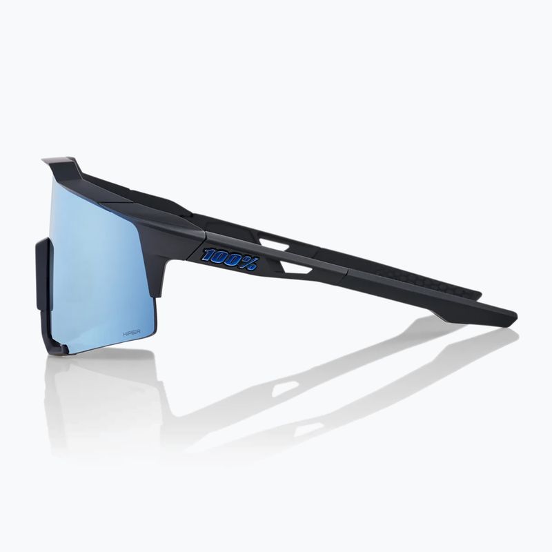 100% Speedcraft mattschwarz/hyperblau Multilayer-Spiegel Fahrradbrille 60007-00004 9