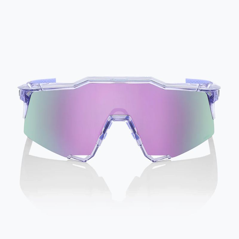 100% Speedcraft Sonnenbrille poliert transluzent lavendel/hiper lavendel Spiegel 2