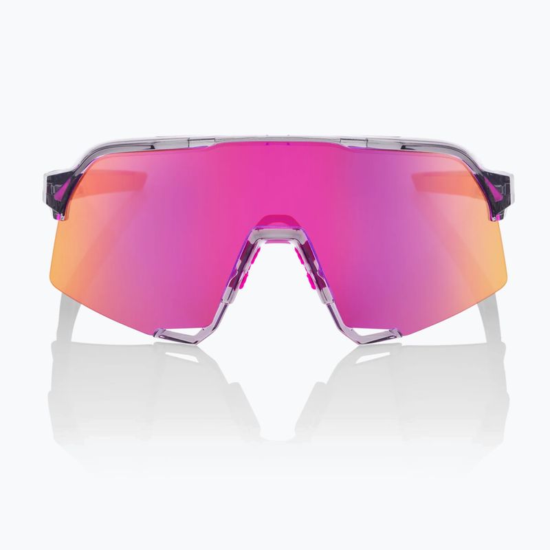 Sonnenbrille 100% S3 polished translucent/purple multilayer mirror 3