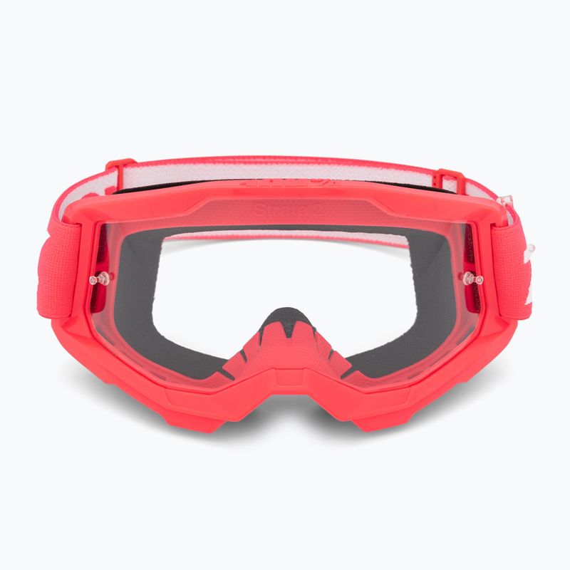 100% Strata 2 rosa/klar Fahrradbrille 2