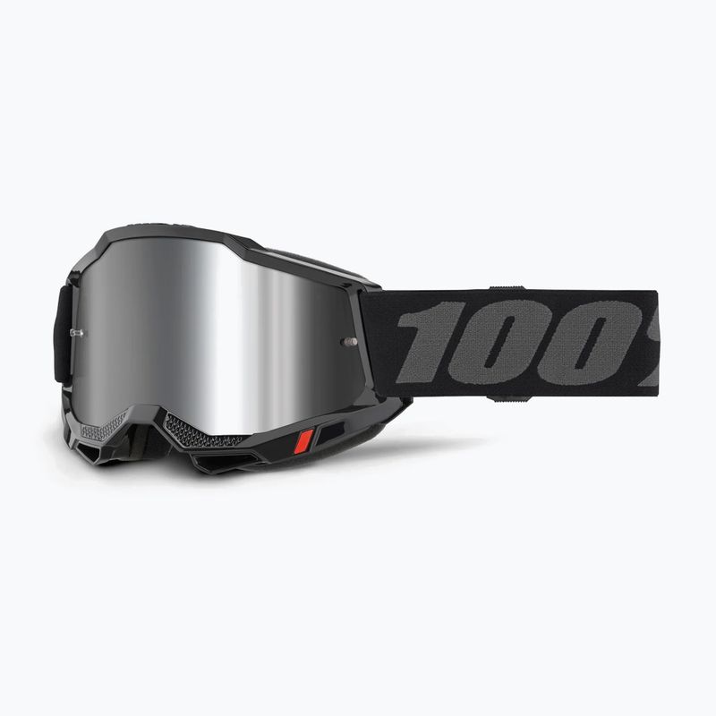 Fahrradbrille 100% Loss 2 black/silver mirror