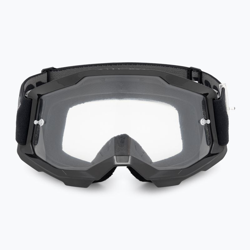 Fahrradbrille Kinder 100% Strata 2 Junior black/clear 2