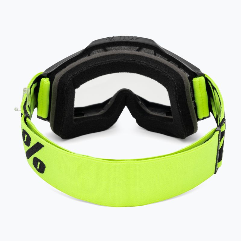 Fahrradbrille 100% Accuri 2 neon yellow/clear 3