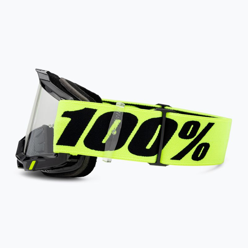 Fahrradbrille 100% Accuri 2 neon yellow/clear 4