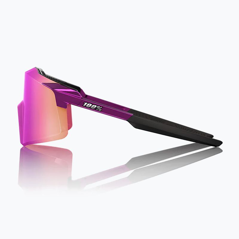 Sonnenbrille 100% Aerocraft gloss purple chrome/purple mirror 2