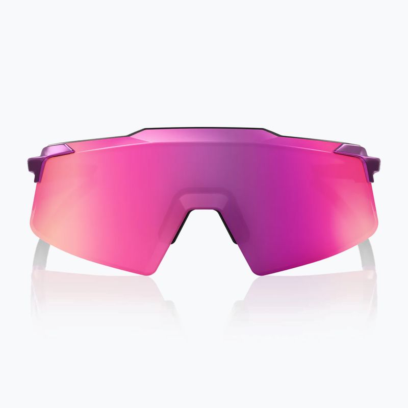 Sonnenbrille 100% Aerocraft gloss purple chrome/purple mirror 4