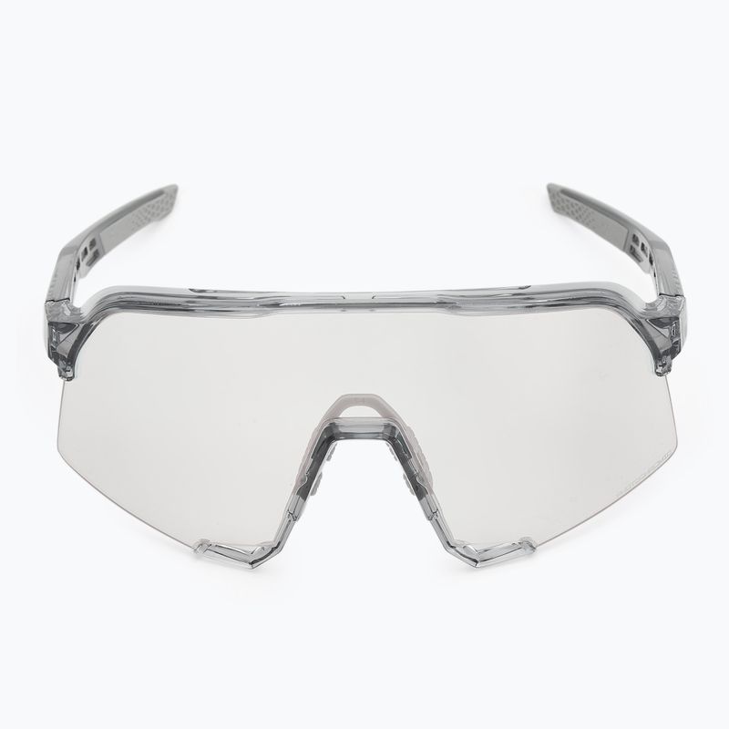 100% S3 polierte, durchscheinende, grau/roségoldfarbene, verspiegelte photochrome Sonnenbrille 3