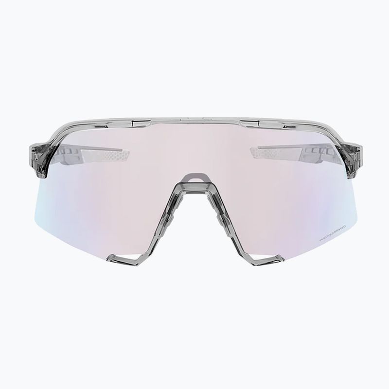 100% S3 polierte, durchscheinende, grau/roségoldfarbene, verspiegelte photochrome Sonnenbrille 8