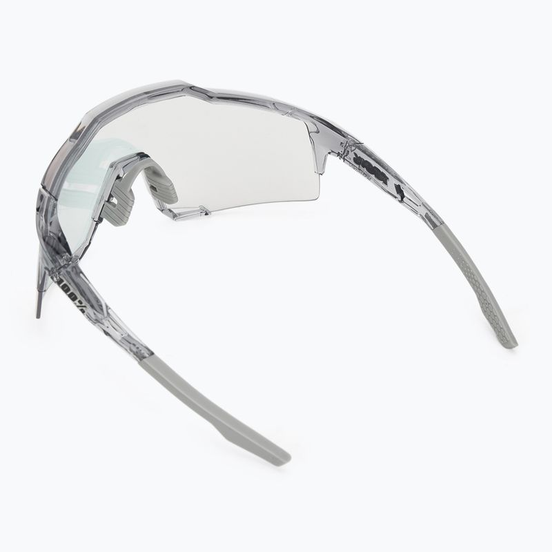 100% Speedcraft Sonnenbrille poliert transluzent grau/rosa gold Spiegel Photochromen 2