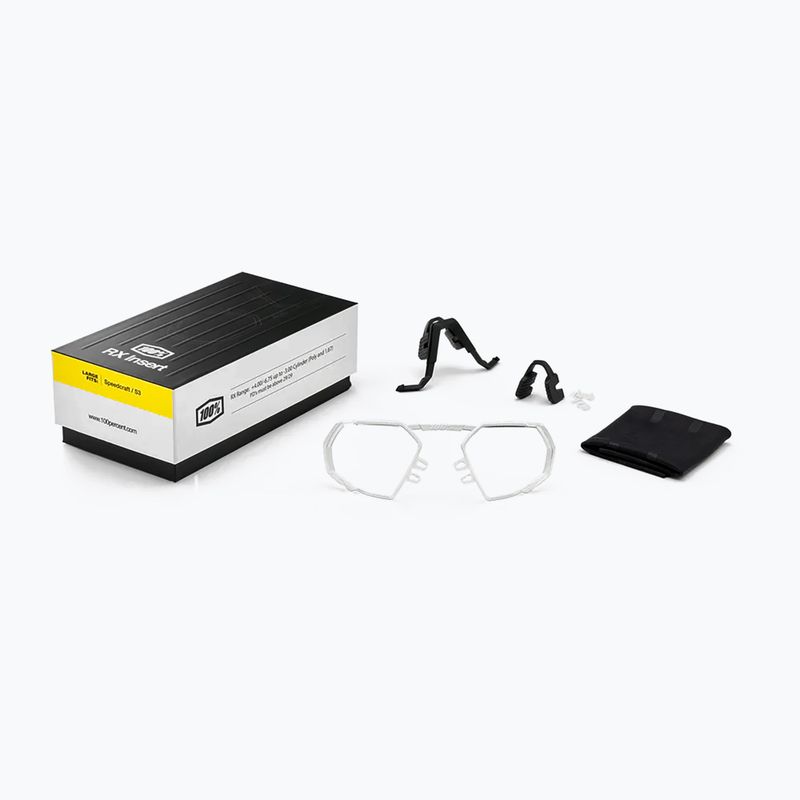 100% RX Optical Insert S3/Speedcraft klar/schwarzer Brilleneinsatz
