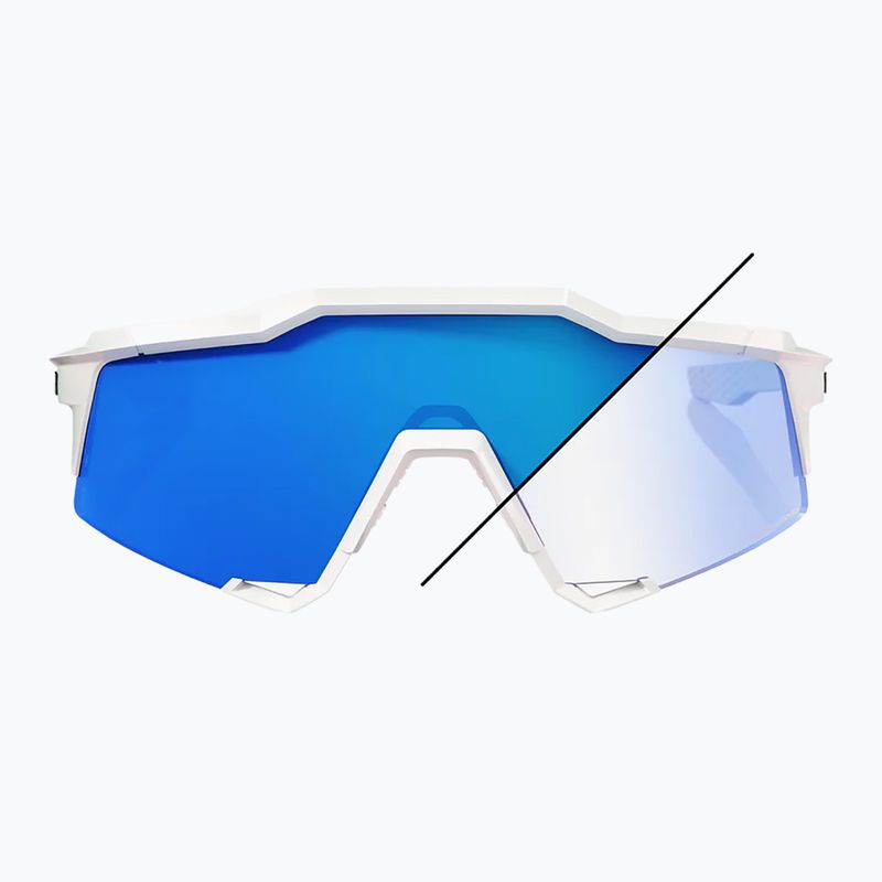 Sonnenbrille 100% Speedcraft LE bastille/blue mirror photochromic 8