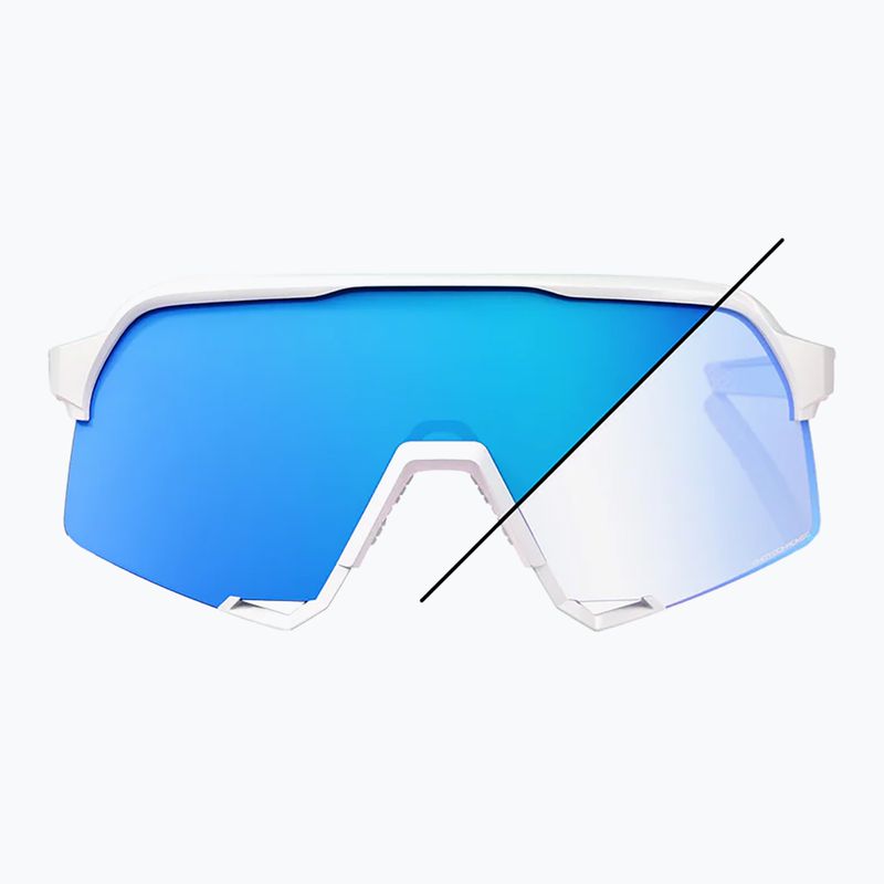 Sonnenbrille 100% S3 LE bastille/blue mirror photochromic 8