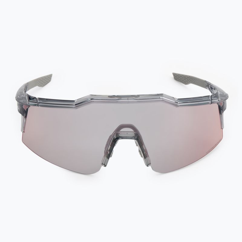 100% Speedcraft SL poliert transluzent grau/rosa gold mirr photochr Sonnenbrille 6