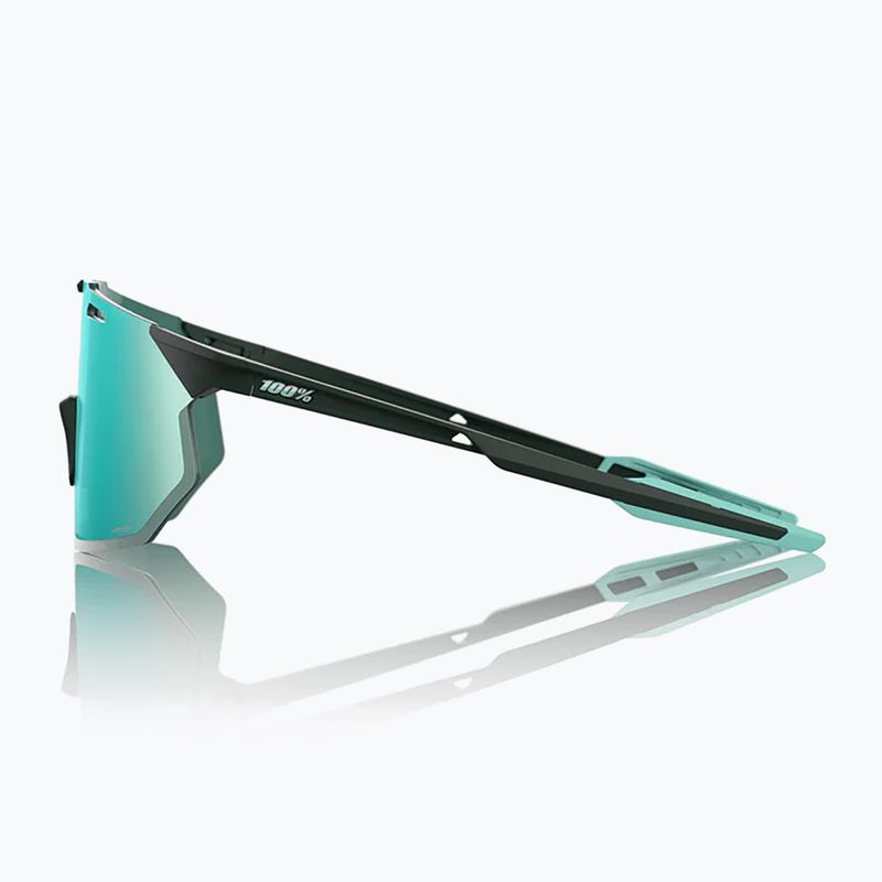 Sonnenbrille 100% Hypercraft SQ matte juniper/hiper mint mirror 2