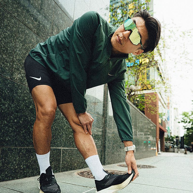 Sonnenbrille 100% Hypercraft SQ matte juniper/hiper mint mirror 6