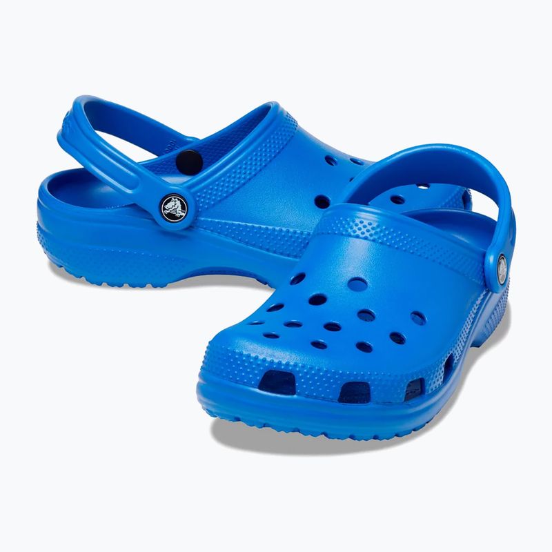 Crocs Classic blauer Bolzen Flip-Flops 6