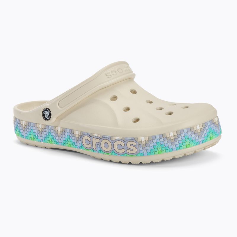 Crocs Bayaband Chevron Band Clog stucco/multi flip-flops 2