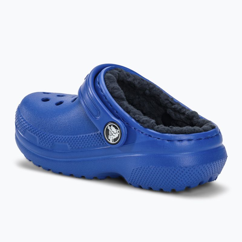 Slides Schlappen  Kinder Crocs Classic Lined blue bolt 4