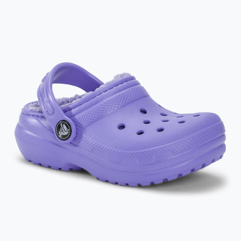 Slides Schlappen  Kinder Crocs Classic Lined digital violet 2