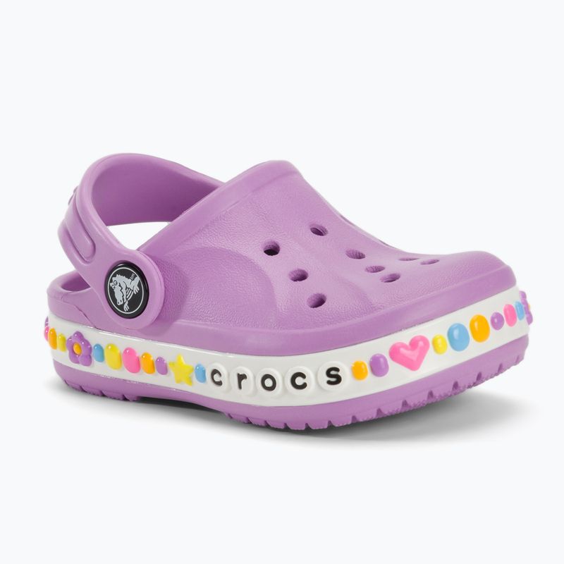 Crocs Bayaband Charm Band Clog Kleinkind Orchidee Flip Flops